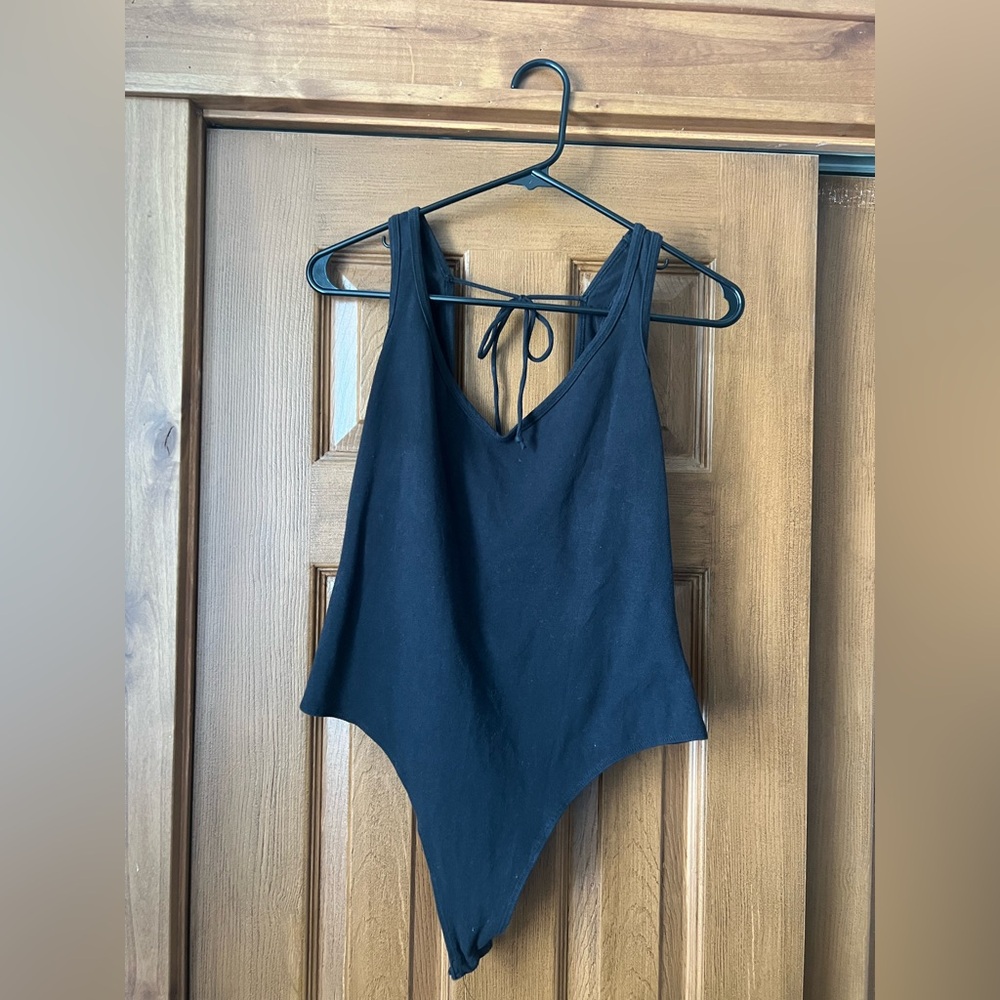 Reformation Black Bodysuit